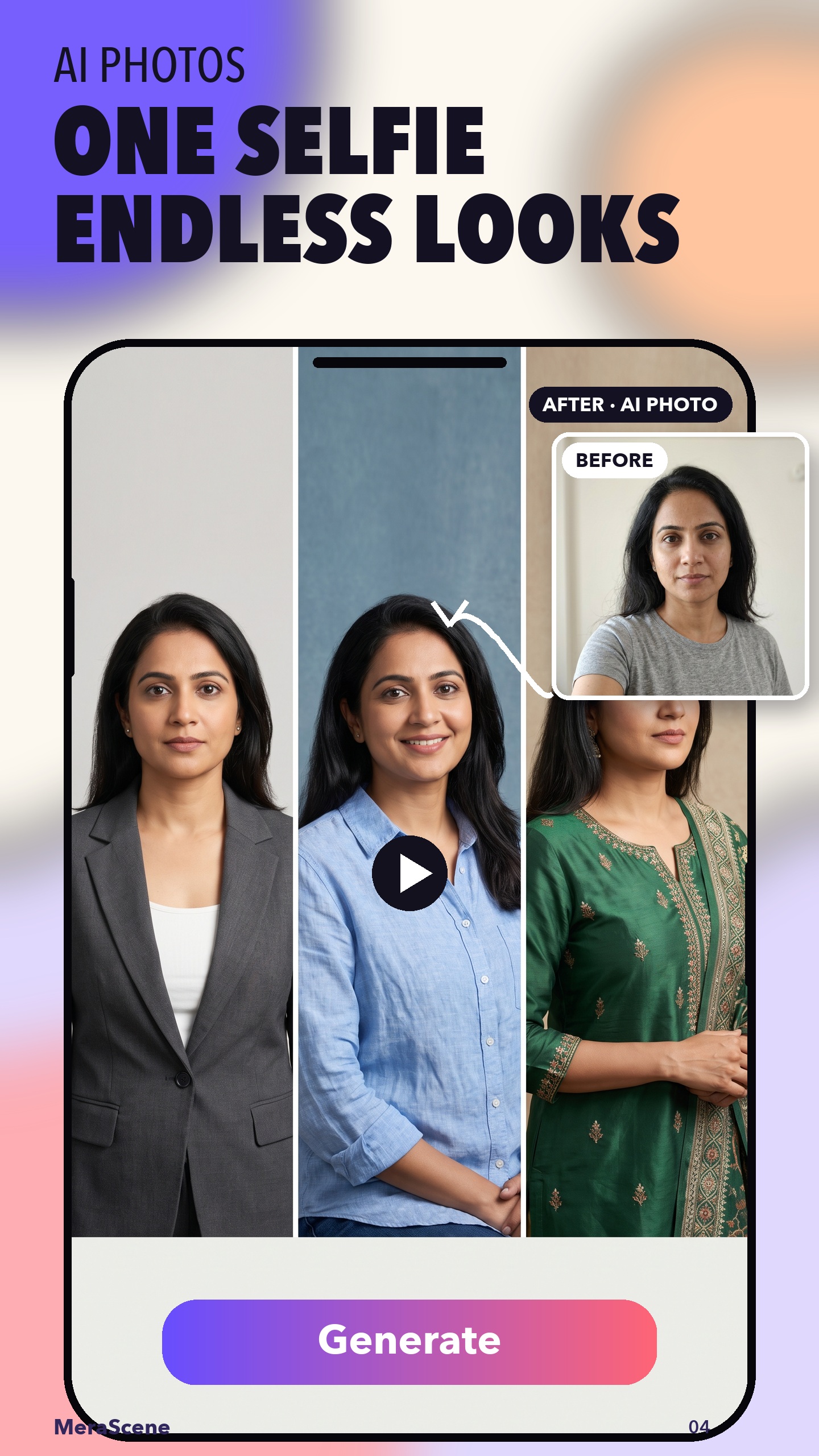 AI photos screenshot